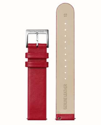 Mondaine Bracelet seul Bracelet en cuir rouge de 18 mm FE311830Q5