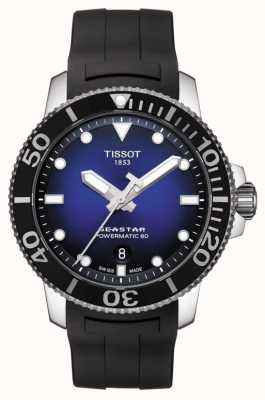 Tissot Seastar 1000 Hommes Powermatic 80 Automatic Black Rubber T1204071704100