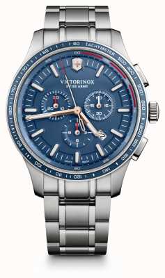 Victorinox Alliance homme sport chronographe bracelet acier cadran bleu 241817