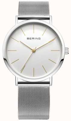 Bering Montre de collection classique avec bracelet en maille et résistance aux rayures 13436-001