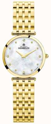 Herbelin | femmes | epsilon | cadran en nacre | bracelet en or | 17116/BP89