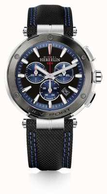 Herbelin | hommes | newport | chronographe bleu et noir | 37688/AG65