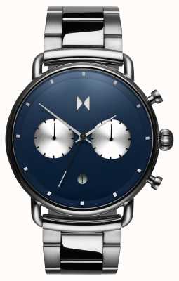 MVMT Blacktop bleu astro | acier inoxydable | cadran bleu D-BT01-BLUS