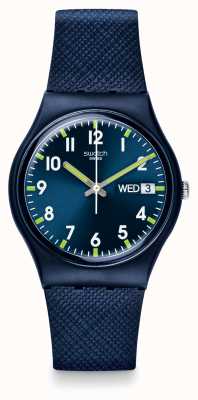 Swatch | homme d'origine | monsieur montre bleue | SO28N702