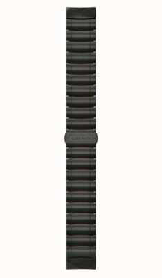 Garmin Bracelet Quickfit 22 marq uniquement, hybride titane / silicone dlc 010-12738-00