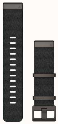 Garmin Bracelet Quickfit 22 marq uniquement Bracelet en jacquard noir 010-12738-03