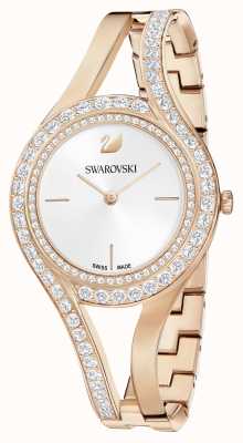 Swarovski | éternel | bracelet en acier or rose | ensemble de cristal | blanc 5377576