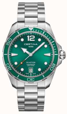 Certina Cadran vert chronomètre DS Action C0324511109700