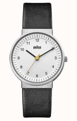 Braun | femmes | quartz simple | bracelet en cuir noir | BN0031WHBKL