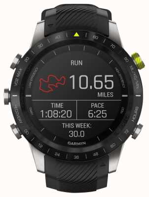 Garmin MARQ Montre intelligente GPS Athlète | bracelet en caoutchouc noir 010-02006-16
