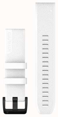 Garmin Bracelet Quickfit 22 uniquement blanc avec acier inoxydable noir 010-12901-01