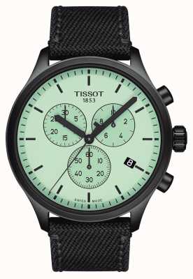 Tissot Hommes | chrono xl | cadran vert | bracelet en tissu noir T1166173709100