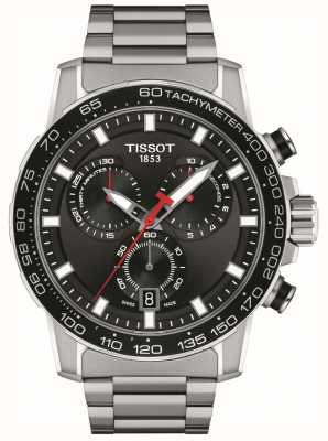 Tissot Chrono Supersport | cadran noir | bracelet en acier inoxydable T1256171105100
