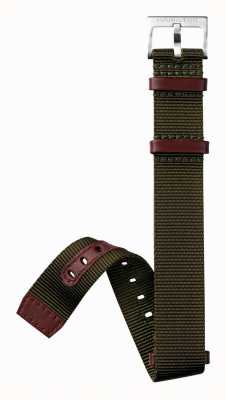 Hamilton Straps Nato marron vert 20 mm - Bracelet champ kaki uniquement H690694104