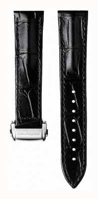 Hamilton Straps Bracelet en cuir de veau noir 20 mm avec boucle déployante - Jazzmaster H690324116