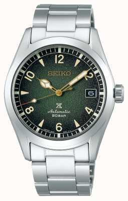 Seiko Alpiniste Prospex | hommes | cadran vert | bracelet en acier inoxydable SPB155J1