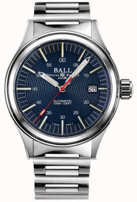 Ball Watch Company Brise-nuit pompier | bracelet en acier inoxydable | cadran bleu | 40mm NM2098C-S13-BE