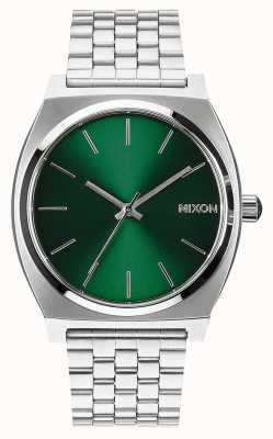 Nixon Compteur de temps | rayon de soleil vert | bracelet en acier inoxydable | cadran vert A045-1696-00