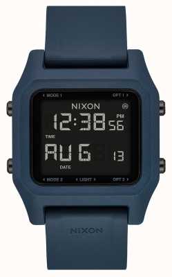 Nixon Agrafe | ardoise noire | numérique | bracelet en silicone couleur ardoise A1309-2889-00