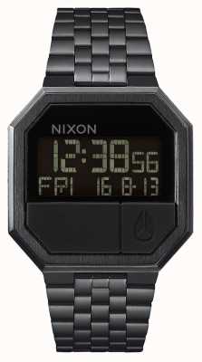 Nixon Réexécuter | tout noir | numérique | bracelet en acier ip noir A158-001-00