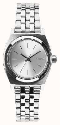 Nixon Petit chronométreur | tout argent | bracelet en acier inoxydable cadran argenté A399-1920-00