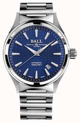 Ball Watch Company Victoire des pompiers | bracelet en acier | clous de paris bleu NM2098C-S5J-BE