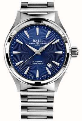 Ball Watch Company Victoire des pompiers | bracelet en acier | cadran bleu soleillé NM2098C-S6J-BE