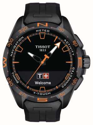 Tissot T-Touch Connect solaire pvd titane (47,5 mm) cadran noir / bracelet synthétique noir T1214204705104
