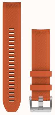 Garmin Bracelet Quickfit 22 marq uniquement bracelet en caoutchouc orange 010-12738-34