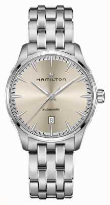 Hamilton Jazzmaster | auto | bracelet en acier inoxydable | cadran champagne H32475120