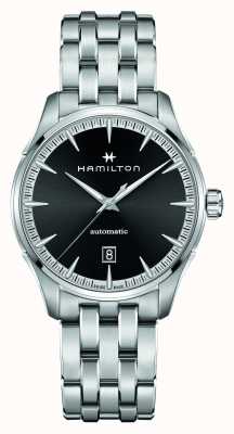 Hamilton Jazzmaster | auto | bracelet en acier inoxydable | cadran noir H32475130