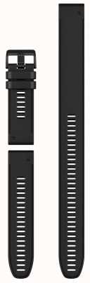 Garmin Ensemble de plongée Quickfit 26 mm trois pièces bracelet en silicone noir uniquement 010-12907-00