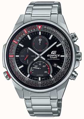 Casio Edifice | chronographe saphir mince | bracelet en acier inoxydable EFS-S590D-1AVUEF