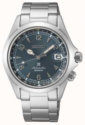 Seiko Alpiniste hommes édition européenne 2021 | cadran bleu | bracelet en acier inoxydable SPB197J1