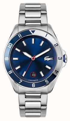 Lacoste Tiebreaker | bracelet en acier inoxydable | cadran bleu 2011127