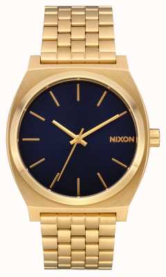 Nixon Compteur de temps | tout or / indigo | bracelet ip or | cadran indigo A045-2033