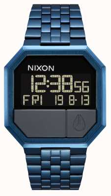 Nixon Réexécuter | acier inoxydable bleu | montre rétro A158-300