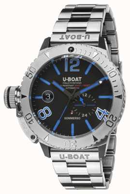 U-Boat Bracelet en acier inoxydable bleu Sommerso 9014/MT
