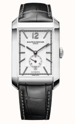 Baume & Mercier Hampton automatique (31mm) cadran blanc / bracelet cuir noir M0A10528