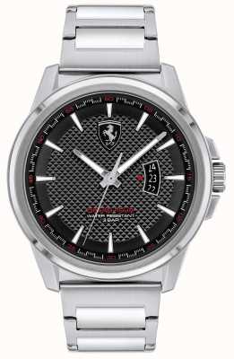Scuderia Ferrari Grand tour masculin | bracelet en acier inoxydable | cadran noir 0830834