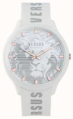 Versus Versace Montre homme domus bracelet silicone blanc VSP1O0421