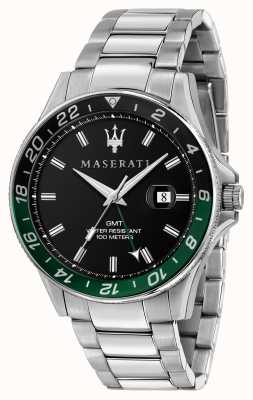 Maserati Lunette bicolore noir/vert pour homme Sfida R8853140005