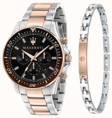 Maserati Coffret cadeau homme Sfida bracelet et montre R8873640010