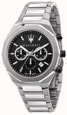 Maserati Montre chronographe en acier inoxydable pour hommes Stile R8873642004