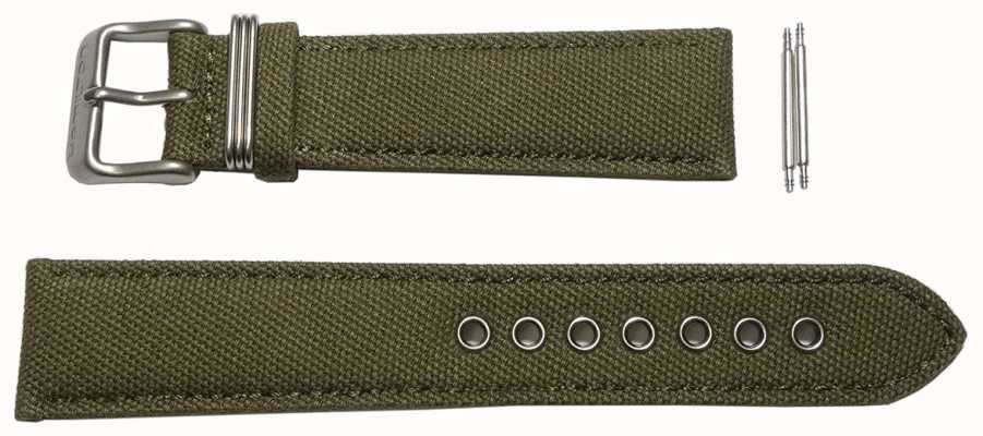 Hamilton Straps Bracelet en toile vert champ kaki uniquement H694684102