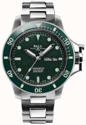 Ball Watch Company Cadran vert original en hydrocarbure pour homme (43 mm) DM2218B-S2CJ-GR