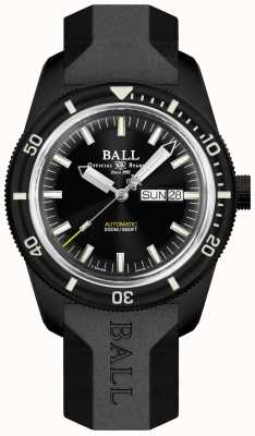Ball Watch Company Bracelet en caoutchouc noir héritage Skindiver DM3208B-P4-BK