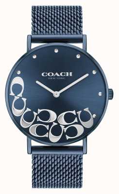 Coach Bracelet femme maille bleu poiré 14503824