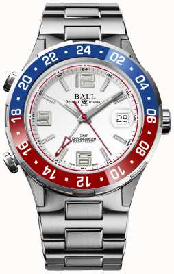 Ball Watch Company Cadran blanc édition limitée Roadmaster pilot gmt DG3038A-S2C-WH