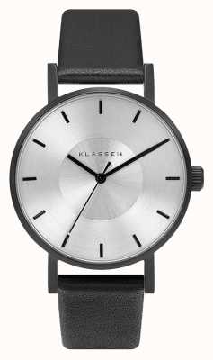 Klasse14 Bracelet en cuir noir Volare 36 mm noir VO14BK001W